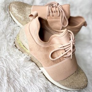 Rose Gold Sneakers